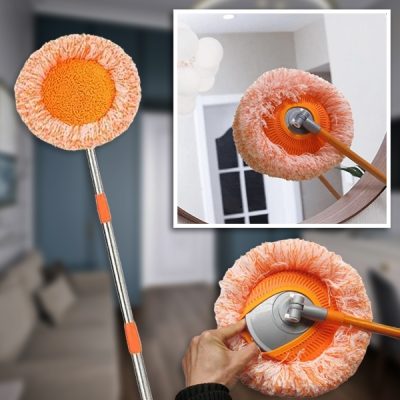 Esfregona de limpeza ajustável e rotativa a 360 graus | CORALMOP