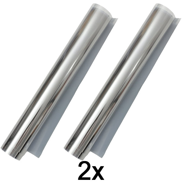 2x Película auto-adesiva transparente (45 x 200 cm) | FOILBLISS